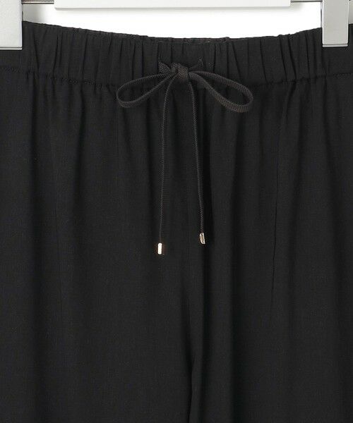 S size ONWARD(小さいサイズ) / エスサイズオンワード その他パンツ | 【洗える】リネンレーヨンストレッチ ドロスト ワイド パンツ | 詳細11