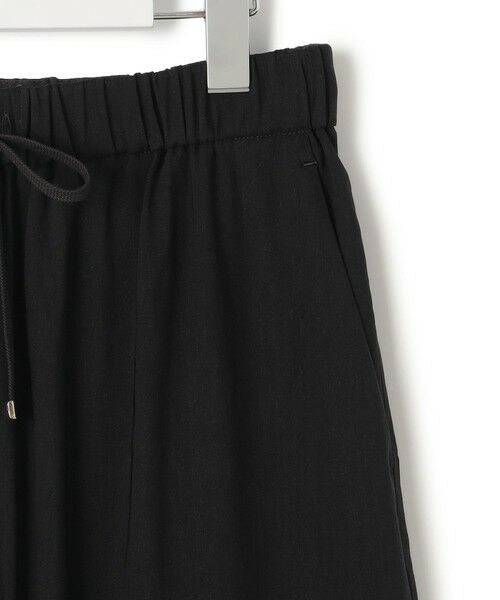 S size ONWARD(小さいサイズ) / エスサイズオンワード その他パンツ | 【洗える】リネンレーヨンストレッチ ドロスト ワイド パンツ | 詳細13