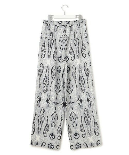 S size ONWARD(小さいサイズ) / エスサイズオンワード その他パンツ | 【洗える】Rattiドローイングペイズリープリント ワイド パンツ | 詳細7