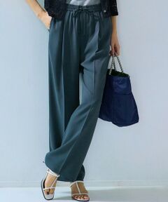 S size ONWARD(小さいサイズ) / エスサイズオンワード その他パンツ | 【接触冷感/UVカット/吸水速乾】ストレッチジョーゼット ワイド パンツ