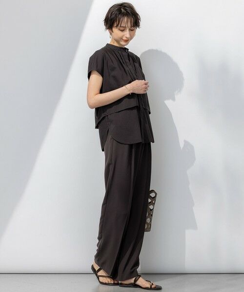 S size ONWARD(小さいサイズ) / エスサイズオンワード その他パンツ | 【接触冷感/UVカット/吸水速乾】ストレッチジョーゼット ワイド パンツ | 詳細28