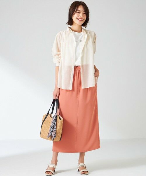 S size ONWARD(小さいサイズ) / エスサイズオンワード ミニ・ひざ丈スカート | 【撥水・接触冷感・UVカット】コンフォートイージー スカート | 詳細25