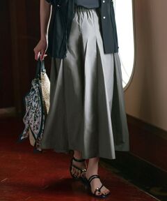 S size ONWARD(小さいサイズ) / エスサイズオンワード ミニ・ひざ丈スカート | 【撥水加工/洗える】ナイロンコットンタフタ フレア スカート