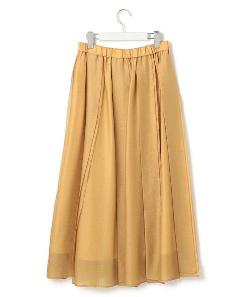 S size ONWARD(小さいサイズ) / エスサイズオンワード ミニ・ひざ丈スカート | 【洗える】ソフトオーガンジー タック スカート | 詳細20