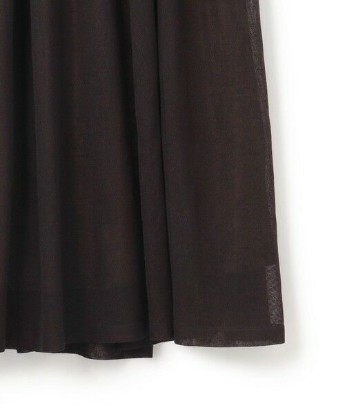 S size ONWARD(小さいサイズ) / エスサイズオンワード ミニ・ひざ丈スカート | 【洗える】シャイニーシアーニット フレア スカート | 詳細22