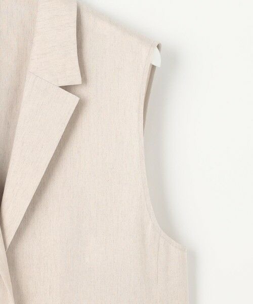S size ONWARD(小さいサイズ) / エスサイズオンワード ベスト | 【セットアップ対応・洗える】LIPストレッチテーラード ジレ | 詳細2