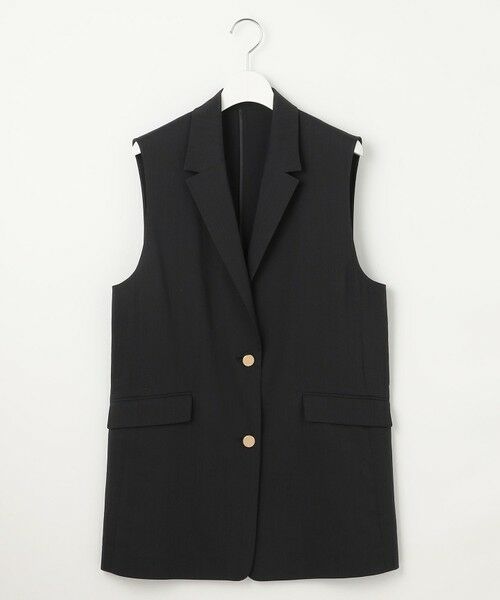 S size ONWARD(小さいサイズ) / エスサイズオンワード ベスト | 【セットアップ対応・洗える】LIPストレッチテーラード ジレ | 詳細12