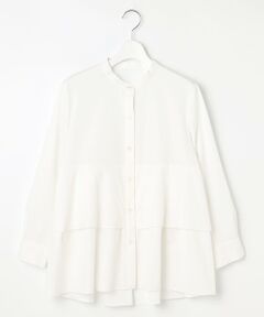 S size ONWARD(小さいサイズ) / エスサイズオンワード シャツ・ブラウス | 【洗える】コットンティアード ブラウス