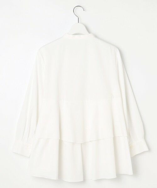 S size ONWARD(小さいサイズ) / エスサイズオンワード シャツ・ブラウス | 【洗える】コットンティアード ブラウス | 詳細4