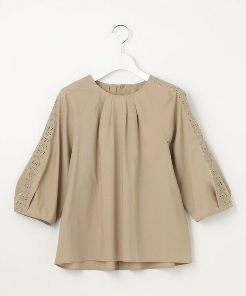 S size ONWARD(小さいサイズ) / エスサイズオンワード シャツ・ブラウス | 【洗える】エンブロイダリーブロードプルオーバー ブラウス | 詳細9