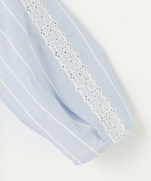 S size ONWARD(小さいサイズ) / エスサイズオンワード シャツ・ブラウス | 【洗える】エンブロイダリーブロードプルオーバー ブラウス | 詳細13