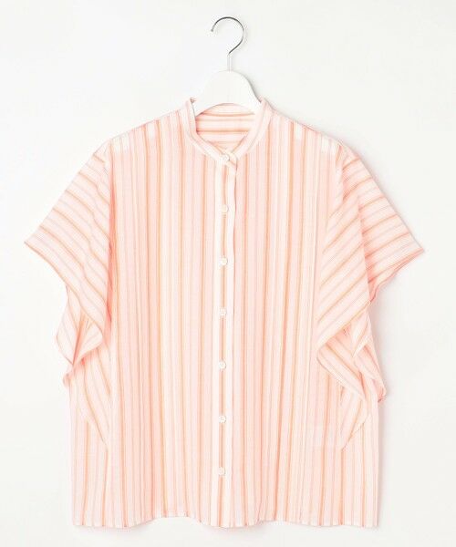 S size ONWARD(小さいサイズ) / エスサイズオンワード シャツ・ブラウス | 【接触冷感・吸水速乾・洗える】ナチュラルリネンフレア袖 シャツ | 詳細10