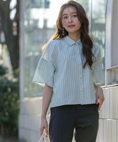 S size ONWARD(小さいサイズ) / エスサイズオンワード シャツ・ブラウス | 【洗える】ペタルスリーブ シャツ