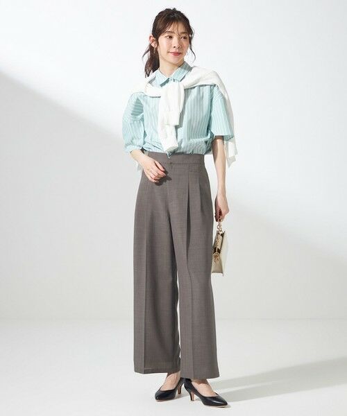 S size ONWARD(小さいサイズ) / エスサイズオンワード シャツ・ブラウス | 【洗える】ペタルスリーブ シャツ | 詳細9