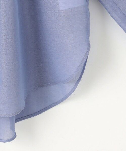 S size ONWARD(小さいサイズ) / エスサイズオンワード シャツ・ブラウス | 【洗える】リネンライクシアーローン ブラウス | 詳細18