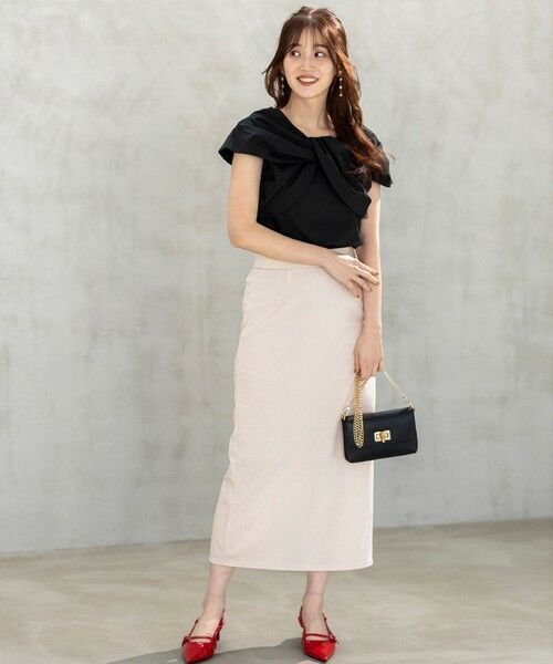 S size ONWARD(小さいサイズ) / エスサイズオンワード シャツ・ブラウス | 【洗える】ツイストフロント ブラウス | 詳細1