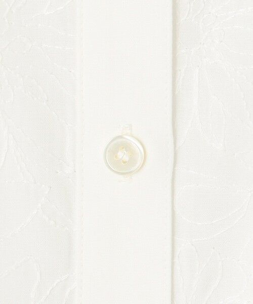 S size ONWARD(小さいサイズ) / エスサイズオンワード シャツ・ブラウス | 【洗える】エンブロイダリー コンビ ブラウス | 詳細10