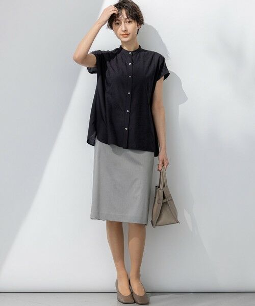 S size ONWARD(小さいサイズ) / エスサイズオンワード シャツ・ブラウス | 【洗える】エンブロイダリー コンビ ブラウス | 詳細12