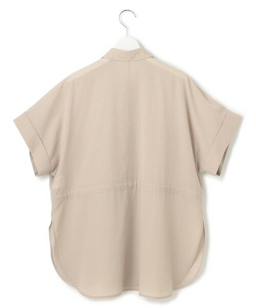 S size ONWARD(小さいサイズ) / エスサイズオンワード シャツ・ブラウス | 【洗える】ライトシアーマットクロス ミリタリーディティール シャツ | 詳細10