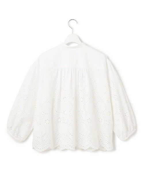 S size ONWARD(小さいサイズ) / エスサイズオンワード シャツ・ブラウス | 【洗える】コットンエンブロイダリー クロップド ブラウス | 詳細6