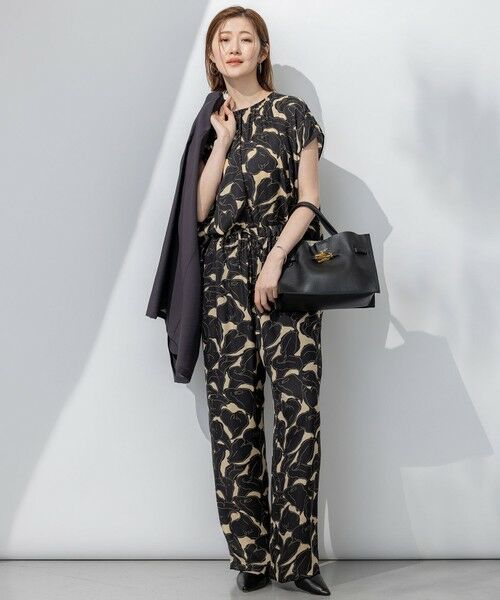 S size ONWARD(小さいサイズ) / エスサイズオンワード シャツ・ブラウス | 【洗える】Ratti フラワーアートプリント ブラウス | 詳細2