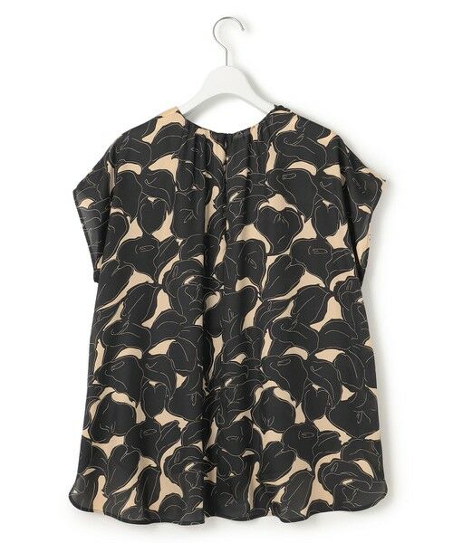 S size ONWARD(小さいサイズ) / エスサイズオンワード シャツ・ブラウス | 【洗える】Ratti フラワーアートプリント ブラウス | 詳細5