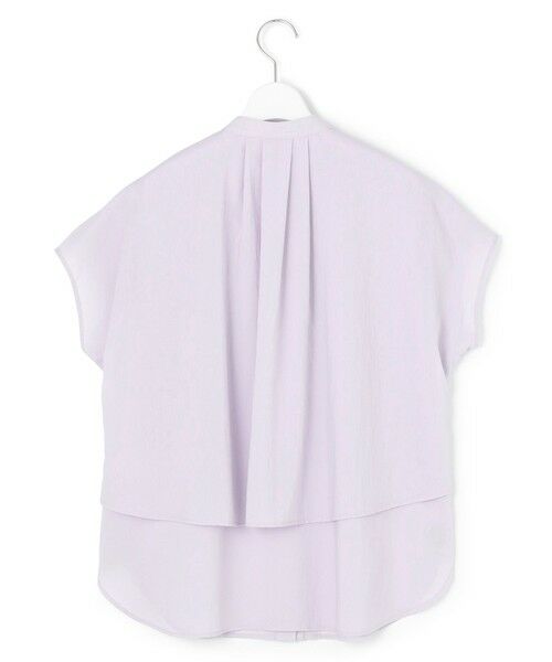 S size ONWARD(小さいサイズ) / エスサイズオンワード シャツ・ブラウス | 【撥水加工/洗える】シアーナイロンツイル レイヤード ブラウス | 詳細12