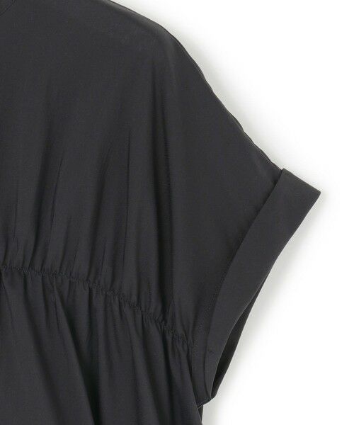 S size ONWARD(小さいサイズ) / エスサイズオンワード シャツ・ブラウス | 【撥水加工/洗える】シアーナイロンツイル ギャザー ブラウス | 詳細11