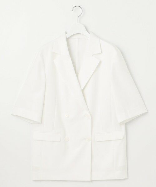 S size ONWARD(小さいサイズ) / エスサイズオンワード テーラードジャケット | 【洗える】ハーフスリーブ ジャケット | 詳細3