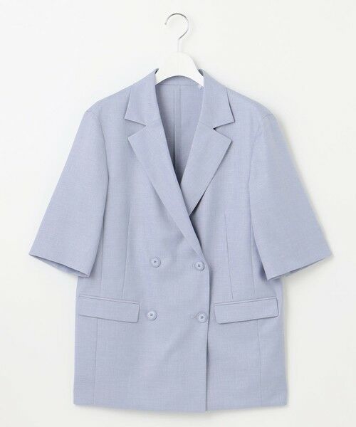 S size ONWARD(小さいサイズ) / エスサイズオンワード テーラードジャケット | 【洗える】ハーフスリーブ ジャケット | 詳細6