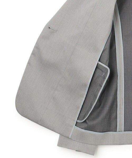 S size ONWARD(小さいサイズ) / エスサイズオンワード テーラードジャケット | 【セットアップ対応/洗える】ストレッチシャンブレー テーラードジャケット | 詳細11