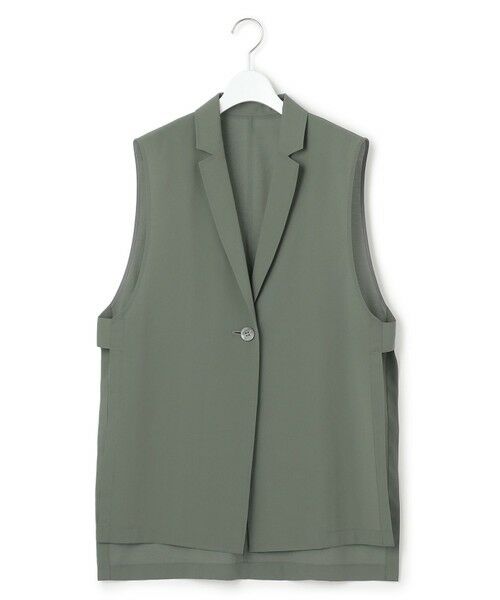 S size ONWARD(小さいサイズ) / エスサイズオンワード その他アウター | 【洗える】ライトシアーマットクロス ジレ | 詳細13