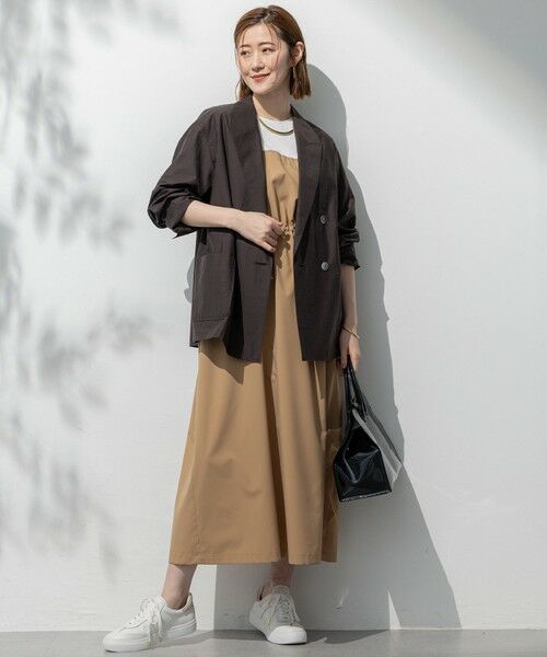 S size ONWARD(小さいサイズ) / エスサイズオンワード テーラードジャケット | 【洗える】MANTECO ブライトワッシャー ジャケット | 詳細13