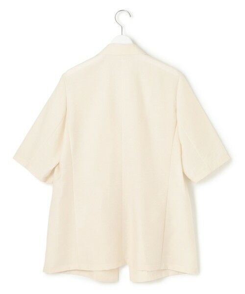 S size ONWARD(小さいサイズ) / エスサイズオンワード テーラードジャケット | 【Oggi6月号掲載/速乾性/接触冷感】シアータンブラー ハーフスリーブ ジャケット | 詳細12