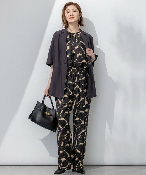 S size ONWARD(小さいサイズ) / エスサイズオンワード テーラードジャケット | 【Oggi6月号掲載/速乾性/接触冷感】シアータンブラー ハーフスリーブ ジャケット | 詳細23