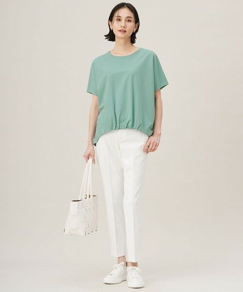 S size ONWARD(小さいサイズ) / エスサイズオンワード カットソー | 【接触冷感・UVカット・吸水速乾・抗菌防臭・洗える】ハイカウントフォルム Tシャツ | 詳細4