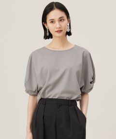 S size ONWARD(小さいサイズ) / エスサイズオンワード カットソー | 【接触冷感・UVカット・吸水速乾・抗菌防臭・洗える】ハイツイストポンチスリーブディティール カットソー