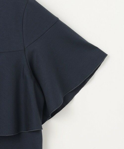 S size ONWARD(小さいサイズ) / エスサイズオンワード カットソー | 【接触冷感・UVカット・吸水速乾・抗菌防臭・洗える】ハイツイストポンチフレアディティール カットソー | 詳細10