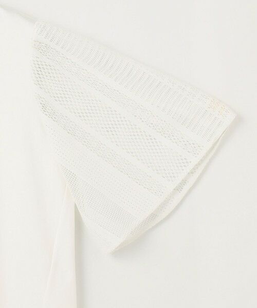 S size ONWARD(小さいサイズ) / エスサイズオンワード カットソー | 【洗える】レースエッジフレアスリーブ トップス | 詳細5