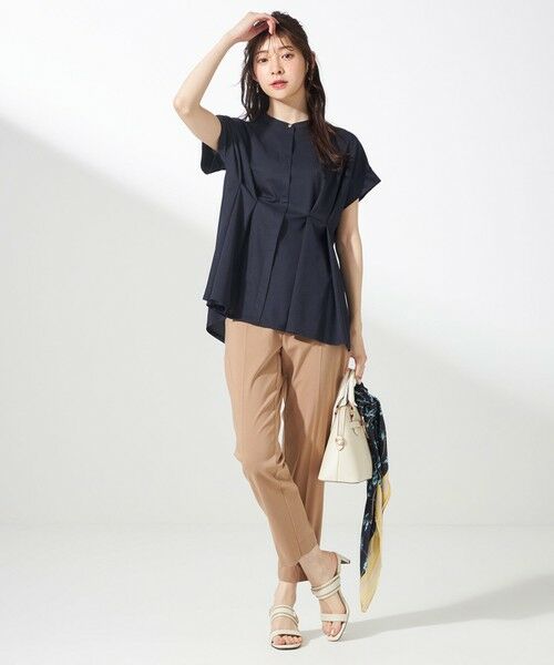 S size ONWARD(小さいサイズ) / エスサイズオンワード シャツ・ブラウス | 【洗える】カナパジャージー ブラウス | 詳細14