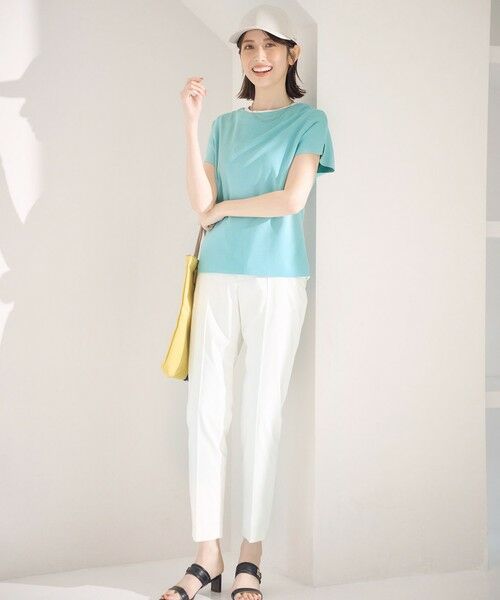 S size ONWARD(小さいサイズ) / エスサイズオンワード カットソー | 【洗える】ノースリーブロゴ Tシャツ | 詳細5