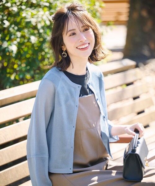 S size ONWARD(小さいサイズ) / エスサイズオンワード カットソー | 【洗える】ノースリーブロゴ Tシャツ | 詳細14