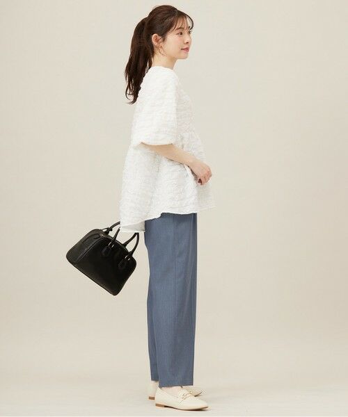 S size ONWARD(小さいサイズ) / エスサイズオンワード カットソー | 【洗える】ワッフルライクフクレジャカード チュニック | 詳細2