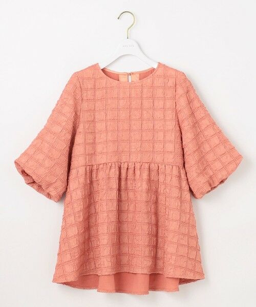 セール】 【洗える】ワッフルライクフクレジャカード チュニック