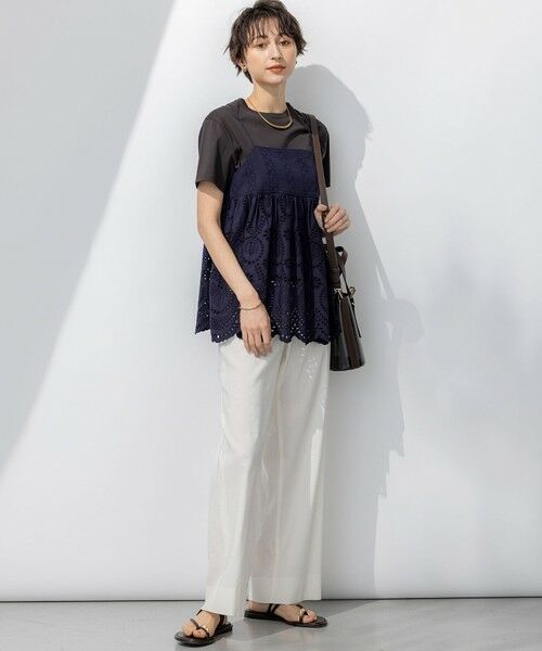 S size ONWARD(小さいサイズ) / エスサイズオンワード カットソー | 【洗える】ハイエンド クルーネック Tシャツ | 詳細12