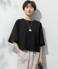 S size ONWARD(小さいサイズ) / エスサイズオンワード カットソー | 【洗える】ハイエンド フレアスリーブ Tシャツ