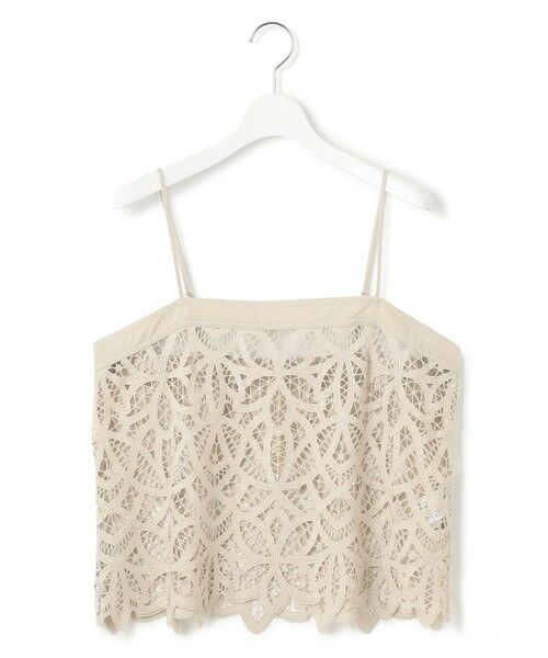 S size ONWARD(小さいサイズ) / エスサイズオンワード カットソー | 【好評につき新色追加/汗じみ防止】エンブロイダリージャージー レースキャミソール付き カットソー | 詳細17