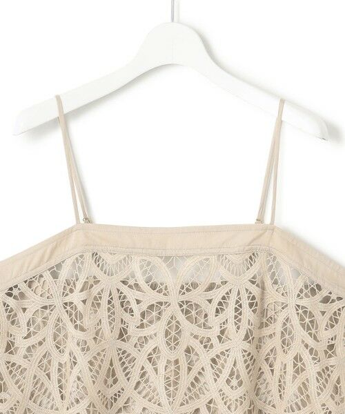 S size ONWARD(小さいサイズ) / エスサイズオンワード カットソー | 【好評につき新色追加/汗じみ防止】エンブロイダリージャージー レースキャミソール付き カットソー | 詳細19