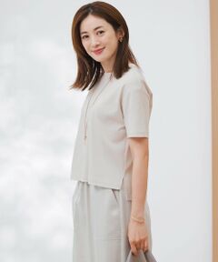 S size ONWARD(小さいサイズ) / エスサイズオンワード カットソー | 【速乾性/汗じみ防止】半袖 クロップド IT Tシャツ