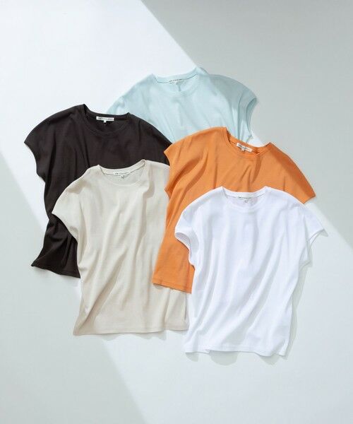 S size ONWARD(小さいサイズ) / エスサイズオンワード カットソー | 【汗じみ防止/速乾性】フレンチスリーブ  IT Tシャツ | 詳細9